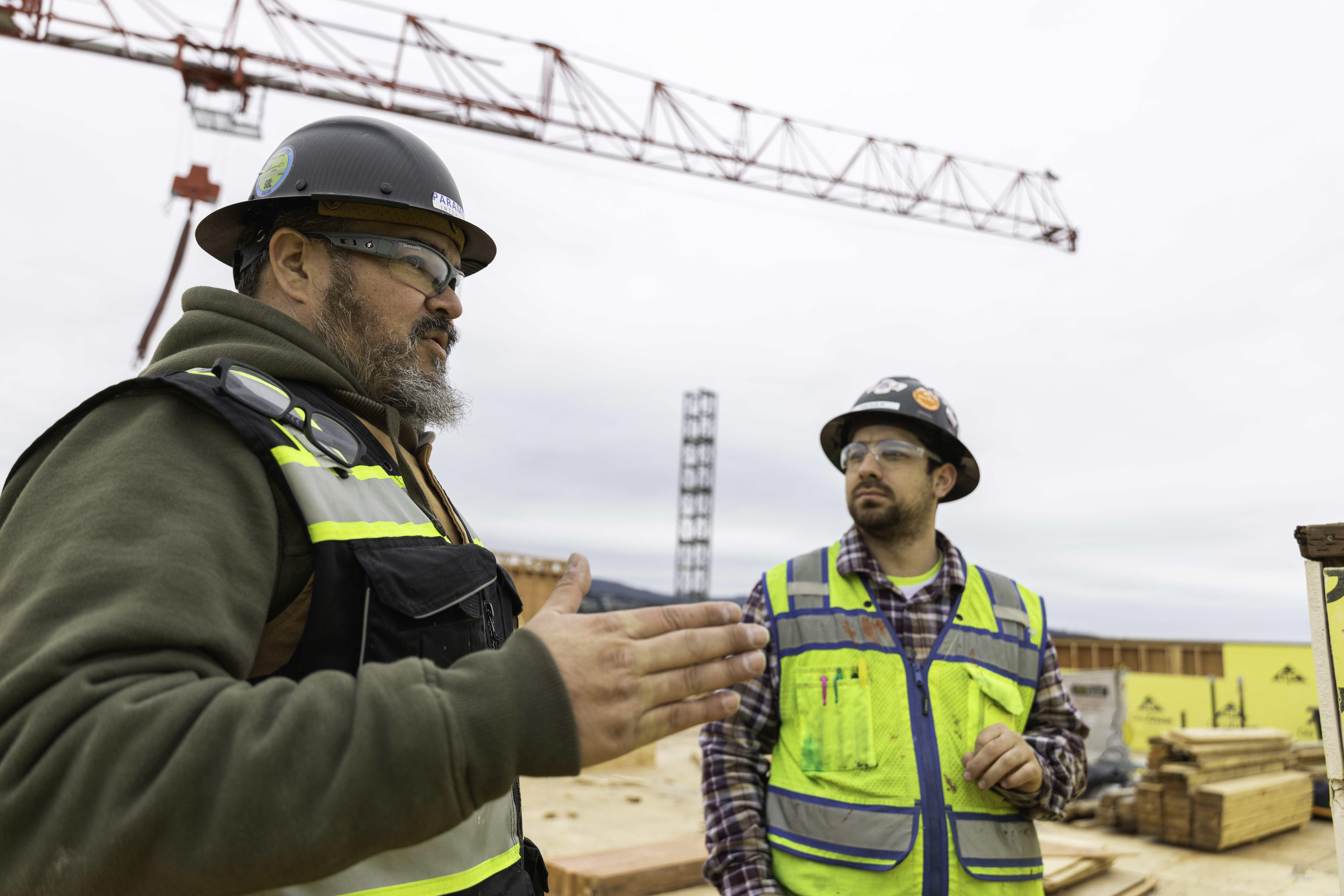 Team collaborating on project